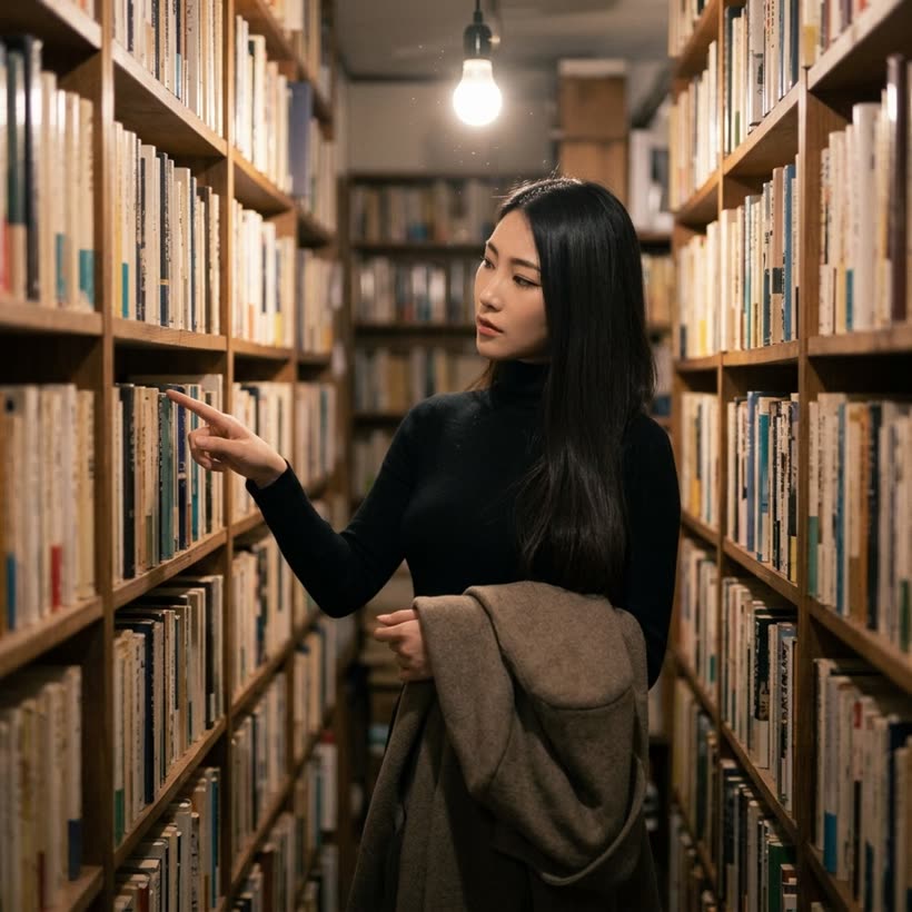 Yuki — closed already. She stays past closing. The owner lets her.